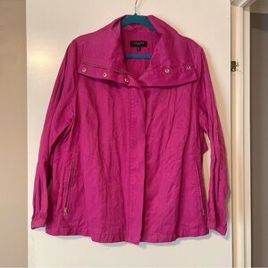 Talbots Hot Pink Jacket Size 18W